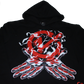 floating logo hoodie